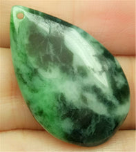 Load image into Gallery viewer, 10% OFF- Certified Natural Jadeite Emerald A*Jade HandCarved Water Drop Pendant N6103