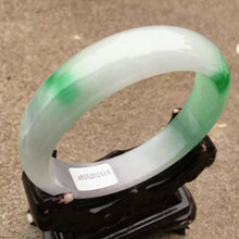 Load image into Gallery viewer, 10% OFF- 57/58/59mm Certified Natural 3 Color Jadeite Emerald A*Jade HandCarved Bangle x2414