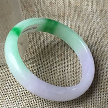 Load image into Gallery viewer, 10% OFF- 56/57/58mm Certified Natural 3 Color Jadeite Emerald A*Jade HandCarved Bangle HA5543