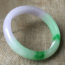 Load image into Gallery viewer, 10% OFF- 56/57/58mm Certified Natural 3 Color Jadeite Emerald A*Jade HandCarved Bangle HA5543