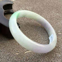 Load image into Gallery viewer, 10% OFF- 57/58/59mm Certified Natural 3 Color Jadeite Emerald A*Jade HandCarved Bangle x2393
