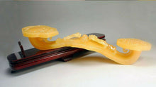 Load image into Gallery viewer, 6.7in/170mm H- Chinese Genuine Natural Yellow Jade HandCarved Ruyi Statue