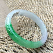 Load image into Gallery viewer, 10% OFF- 55/56/57mm Certified Natural 3 Color Jadeite Emerald A*Jade HandCarved Bangle HA3150