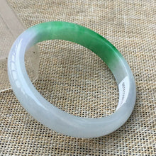 Load image into Gallery viewer, 10% OFF- 55/56/57mm Certified Natural 3 Color Jadeite Emerald A*Jade HandCarved Bangle HA3150