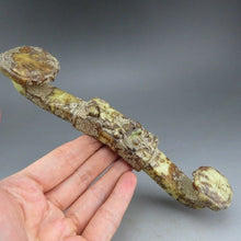 Load image into Gallery viewer, 6.62in/188mm H- Antique Chinese Genuine Natural Light Green Jade HandCarved Ruyi Statue