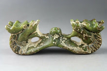 Load image into Gallery viewer, 4.5in/114.3mm H- Antique Chinese Genuine Natural Green Jade HandCarved Ruyi Statue