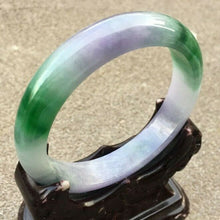 Load image into Gallery viewer, 10% OFF- 57/58/59mm Certified Natural 3 Color Jadeite Emerald A*Jade HandCarved Bangle x4009