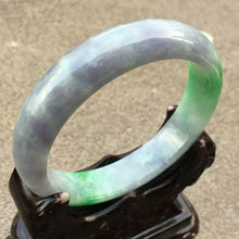 Load image into Gallery viewer, 10% OFF- 57/58/59mm Certified Natural 3 Color Jadeite Emerald A*Jade HandCarved Bangle x4001