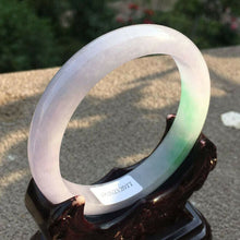 Load image into Gallery viewer, 10% OFF- 57/58/59mm Certified Natural 3 Color Jadeite Emerald A*Jade HandCarved Bangle x2077