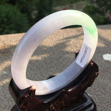 Load image into Gallery viewer, 10% OFF- 57/58/59mm Certified Natural 3 Color Jadeite Emerald A*Jade HandCarved Bangle x2077