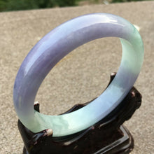 Load image into Gallery viewer, 10% OFF- 57/58/59mm Certified Natural Lavender Jadeite Emerald A*Jade HandCarved Bangle x4010 with Gift Box