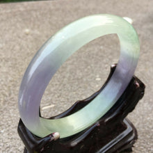 Load image into Gallery viewer, 10% OFF- 55/56/57mm Certified Natural Lavender Jadeite Emerald A*Jade HandCarved Bangle x4003 with Gift Box