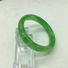 Load image into Gallery viewer, 10% OFF- 60/61/62 mm Certified Natural Light Green Emerald A Jade Bracelet Bangle A2019