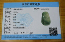 Load image into Gallery viewer, 10% OFF- Certified Natural Oily Light Green Jadeite Emerald A Jade Handcarved Translucent Lucky Dragon Pendant GS9708