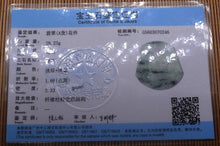 Load image into Gallery viewer, 10% OFF- Certified Natural Jadeite Emerald A Jade Handcarved Tablet Translucent Lucky Ship Pendant GS0246