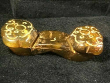 Load image into Gallery viewer, 3.25in/83mm H- Antique Chinese Dynasty Genuine Natural Red Yellow Jade HandCarved Wealth Lucky Cute Ruyi Statue