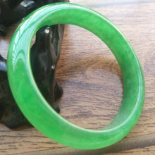 Load image into Gallery viewer, 10% OFF- 55/56/57mm Certified Natural Jadeite Emerald A Jade Bangle XZ649