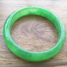 Load image into Gallery viewer, 10% OFF- 55/56/57mm Certified Natural Jadeite Emerald A Jade Bangle XZ649
