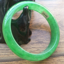 Load image into Gallery viewer, 10% OFF- 55/56/57mm Certified Natural Jadeite Emerald A Jade Bangle XZ649