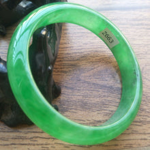 Load image into Gallery viewer, 10% OFF- 55/56/57mm Certified Natural Jadeite Emerald A Jade Bangle Z663