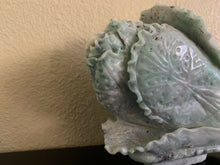 Load image into Gallery viewer, 6''L- Chinese Antique Genuine Natural Light Green Jade HandCarved Lucky Cabbage Statue