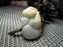 Load image into Gallery viewer, 10% OFF- Certified Natural Yellow Gray Jadeite Emerald A Jade Handcarved Lucky Gourd Pendant A1940