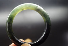 Load image into Gallery viewer, 10% OFF- 56/57/58mm Certified Natural Jadeite Emerald A*Jade HandCarved Round Bangle A-256