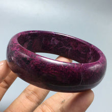 Load image into Gallery viewer, 10% OFF- 60/61/62mm Certified Natural Peach Blossom Emerald A Jade HandCarved Bangle A1940