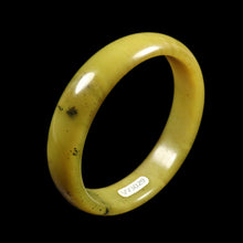 Load image into Gallery viewer, 10% OFF- 57/58/59mm Certified Natural Yellow Emerald A Jade HandCarved Bangle V3029