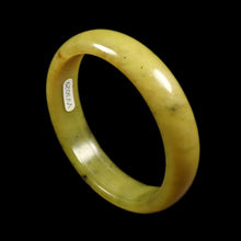 Load image into Gallery viewer, 10% OFF- 57/58/59mm Certified Natural Yellow Emerald A Jade HandCarved Bangle V3029