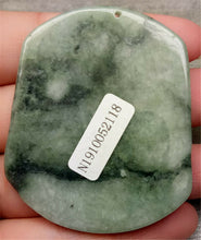 Load image into Gallery viewer, 10% OFF- Certified Natural Jadeite Emerald A*Jade HandCarved Landscape painting 山水画 Pendant N2118