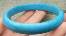 Load image into Gallery viewer, 10% OFF- 60/61/62mm Certified Natural Turquoise HandCarved Bracelet Bangle A1940