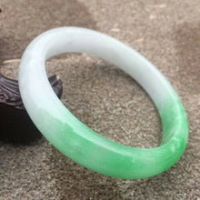 Load image into Gallery viewer, 10% OFF- 58/59/60mm Certified Natural Jadeite Emerald A*Jade HandCarved Bangle GX3220 with Gift Box