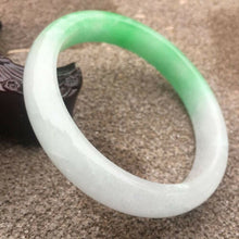 Load image into Gallery viewer, 10% OFF- 58/59/60mm Certified Natural Jadeite Emerald A*Jade HandCarved Bangle GX3220 with Gift Box