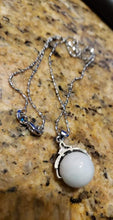 Load image into Gallery viewer, 10% OFF- Certified Natural Ice Jadeite Emerald A Jade Handcrafted Bead Pendant-Silver Necklace