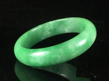 Load image into Gallery viewer, 10% OFF- 55/56/57mm Certified Natural Jadeite Emerald A*Jade HandCarved Bracelet Bangle X633