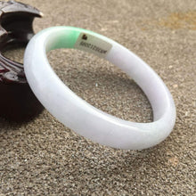 Load image into Gallery viewer, 10% OFF- 55/56/57mm Certified Natural Jadeite Emerald A*Jade HandCarved Bracelet Bangle GX455/x2099