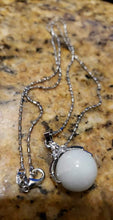 Load image into Gallery viewer, 10% OFF- Certified Natural Ice Jadeite Emerald A Jade Handcrafted Bead Pendant-Silver Necklace
