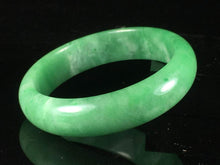 Load image into Gallery viewer, 10% OFF- 55/56/57mm Certified Natural Jadeite Emerald A*Jade HandCarved Bracelet Bangle X633
