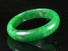 Load image into Gallery viewer, 10% OFF- 55/56/57mm Certified Natural Jadeite Emerald A*Jade HandCarved Bracelet Bangle GX636