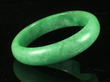 Load image into Gallery viewer, 10% OFF- 57/58/59mm Certified Natural Jadeite Emerald A*Jade HandCarved Bracelet Bangle GX628