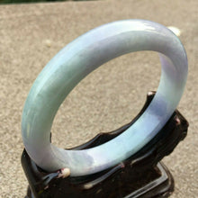 Load image into Gallery viewer, 53-55mm Certified Natural Lavender Jadeite Emerald A Jade Carved Bracelet Bangle x4006 with Gift Box