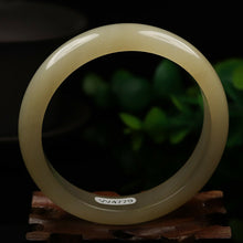 Load image into Gallery viewer, 10% OFF- 57/58/59mm Certified Natural Emerald Xiu A*Jade HandCarved Bangle VV4779