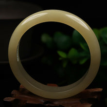 Load image into Gallery viewer, 10% OFF- 57/58/59mm Certified Natural Emerald Xiu A*Jade HandCarved Bangle VV4779