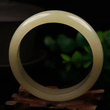 Load image into Gallery viewer, 10% OFF- 57/58/59mm Certified Natural Emerald Xiu A*Jade HandCarved Bangle VV4779