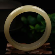 Load image into Gallery viewer, 10% OFF- 57/58/59mm Certified Natural Emerald Xiu A*Jade HandCarved Bangle VV4779
