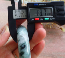 Load image into Gallery viewer, 57/58/59mm Certified Natural 3 Color Jadeite Emerald A Jade HandCarved Bracelet Bangle A-1591