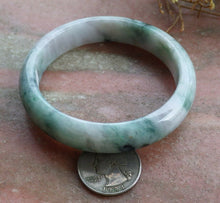 Load image into Gallery viewer, 57/58/59mm Certified Natural 3 Color Jadeite Emerald A Jade HandCarved Bracelet Bangle A-1591