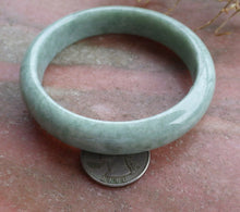 Load image into Gallery viewer, 58/59/60mm Certified Natural Lavender Jadeite Emerald A Jade HandCarved Bracelet Bangle A-9420