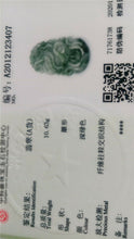 Load image into Gallery viewer, 10% OFF- Certified Natural Jadeite Emerald A*Jade HandCarved Lucky Snake Pendant A3407